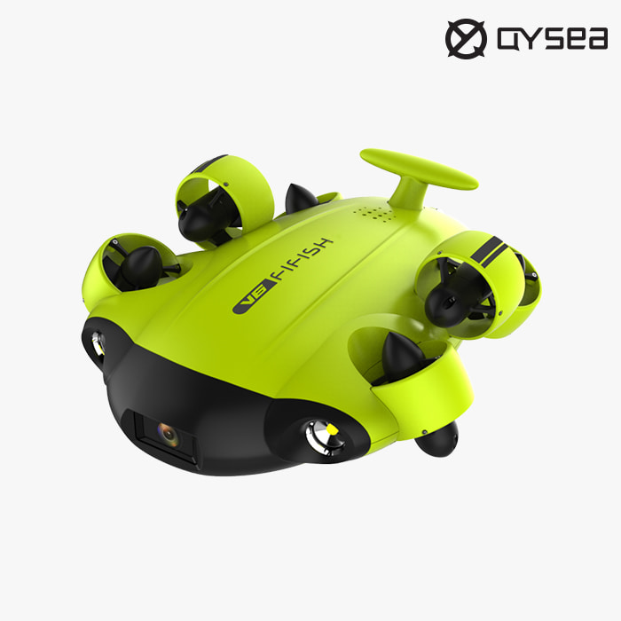 [파워캠] 파이피쉬 V6 수중드론 [FIFISH V6 Underwater Robot] - 100m 테더 스풀 + VR 고글 버전 업그레이드 제품, 피피쉬