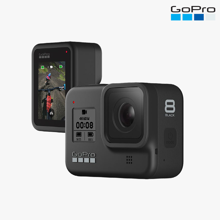 [홍대 고프로] 고프로 히어로8 블랙 &quot;트레블 패키지 선택 가능&quot; [GoPro HERO8 Black] 고프로 액션캠 공식 매장, 퀵 배송 및 방문 수령 가능 (홍대입구) [파워캠]