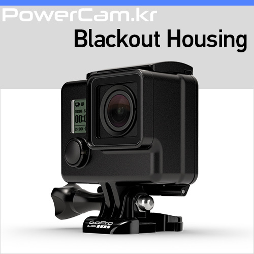 [파워캠] 고프로 히어로4/3+/3 블랙아웃 하우징 [GoPro HERO4/3+/3 Blackout Housing]