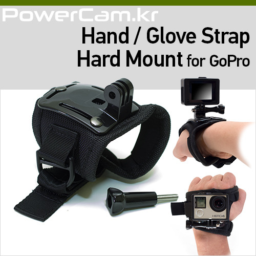 [파워캠] 고프로용 핸드/ 그러브 스트랩 마운트 [Hand/ Glove Strap Mount for GoPro]