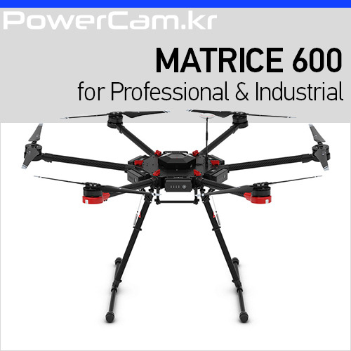 [파워캠] 매트릭스 600 [Matrice 600]  헥스콥터, 헬리캠, 항공촬영, 항공연구, 산업용, DJI