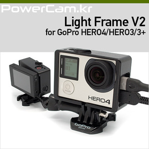 [파워캠] 고프로 HERO4 / HERO3+/HERO3 라이트 프레임 V2 [Light Frame V2 for GoPro HERO3+/HERO3]