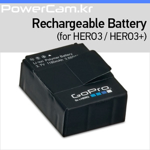 [파워캠] 고프로 HERO3+/HERO3 추가 배터리 [GoPro HERO3+/HERO3 Rechargeable Li-Ion Battery]