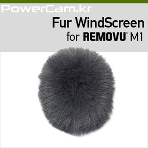 [파워캠] 리모뷰 M1용 퍼 윈드스크린 [Fur Windscreen for REMOVU M1] 